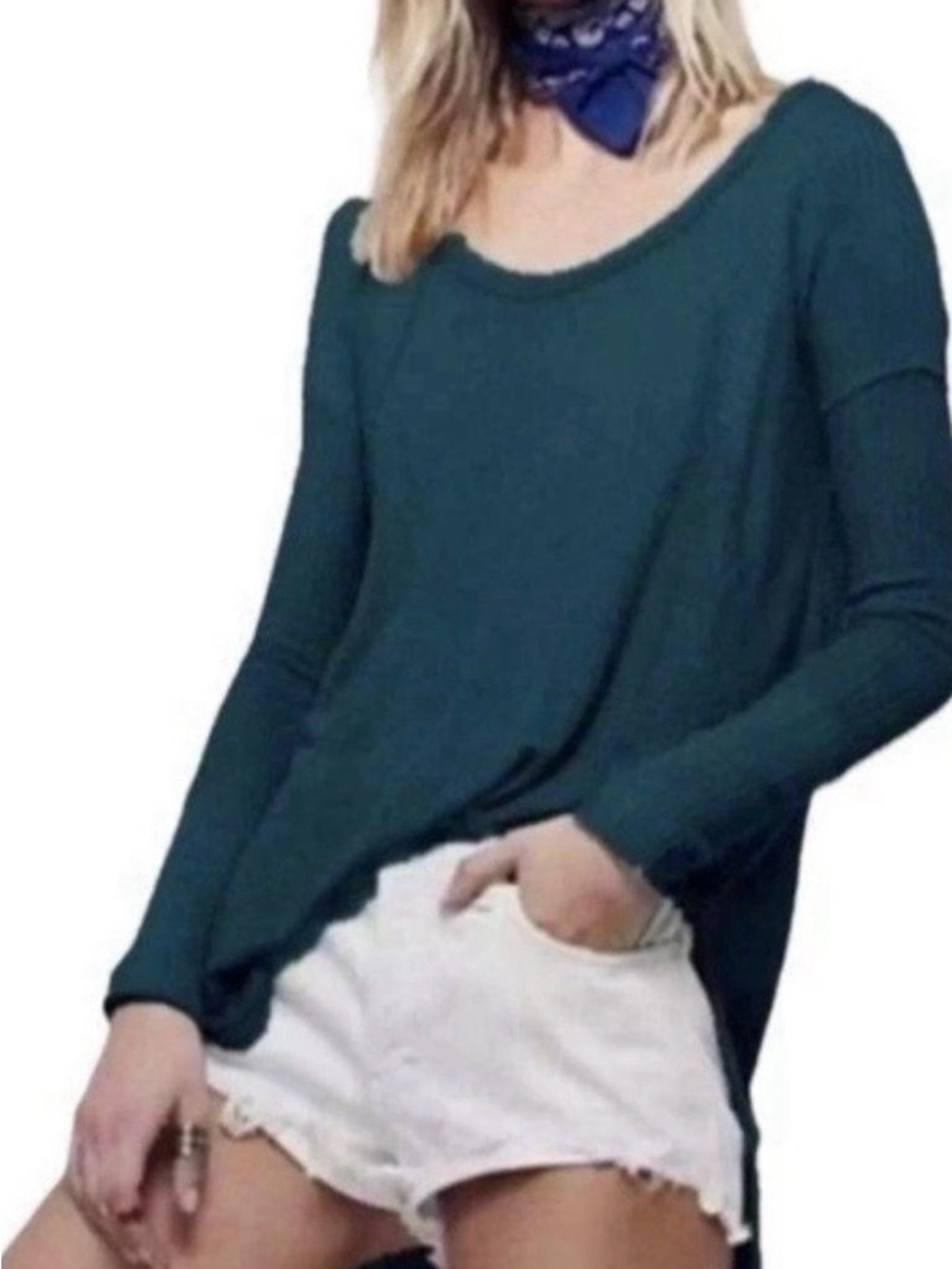 CLOSET CLOSING - Last Call! We the Free (Free People) Women’s Long Sleeve Scoop